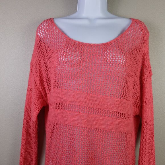 American Eagle Pink Knit Top Cover Up Size XL - Picture 4 of 8